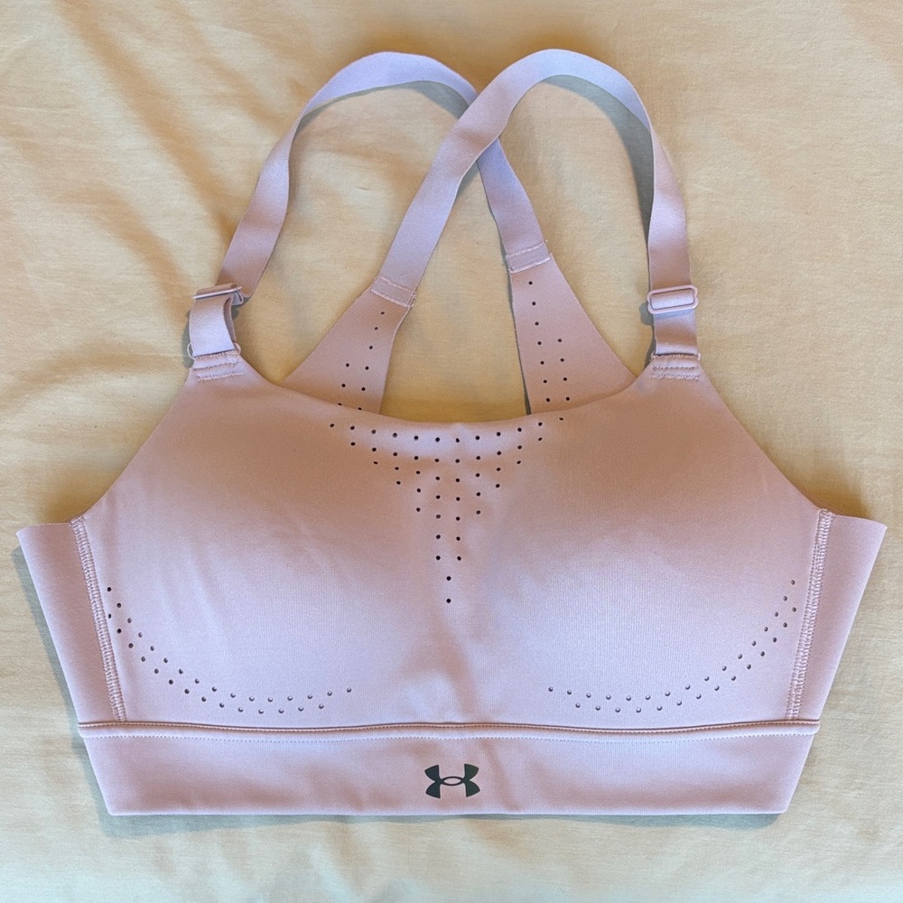 Under Armour Light Pink Sports Bra